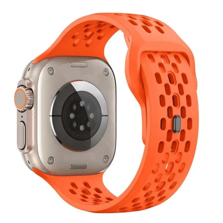 Dây đồng hồ silicone khóa ngược lưới xDfind, dành cho Apple Watch 46mm / 49mm / 45mm / 44mm, dành cho Apple Watch 42mm / 41mm / 40mm / 38mm