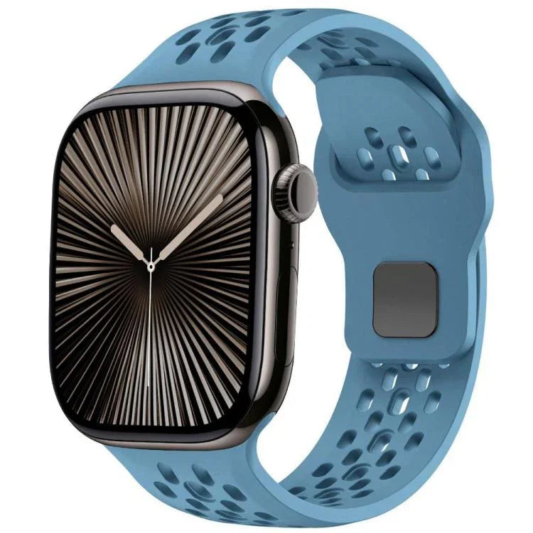 Dây đồng hồ silicone khóa ngược lưới xDfind, dành cho Apple Watch 46mm / 49mm / 45mm / 44mm, dành cho Apple Watch 42mm / 41mm / 40mm / 38mm