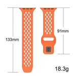 Dây đồng hồ silicone khóa ngược lưới xDfind, dành cho Apple Watch 46mm / 49mm / 45mm / 44mm, dành cho Apple Watch 42mm / 41mm / 40mm / 38mm