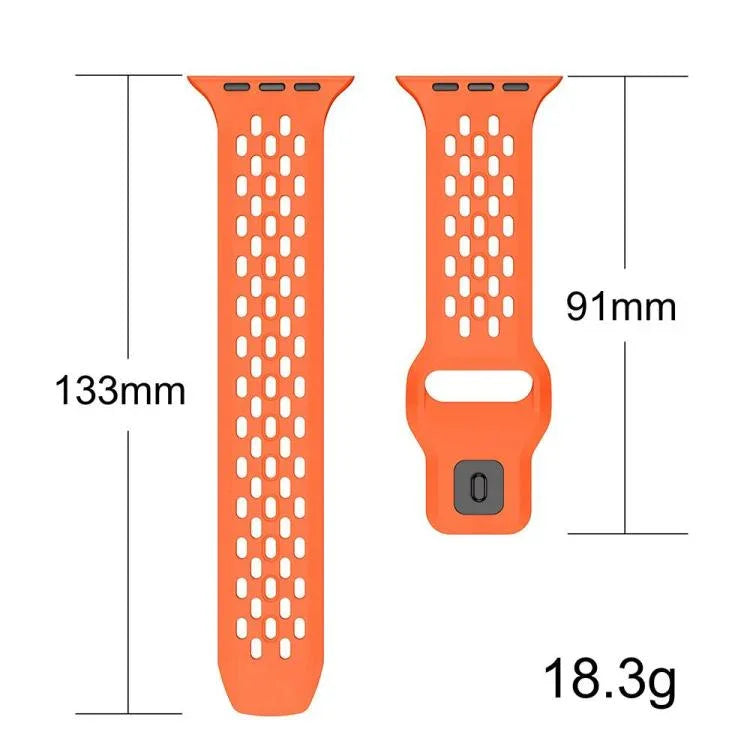 Dây đồng hồ silicone khóa ngược lưới xDfind, dành cho Apple Watch 46mm / 49mm / 45mm / 44mm, dành cho Apple Watch 42mm / 41mm / 40mm / 38mm