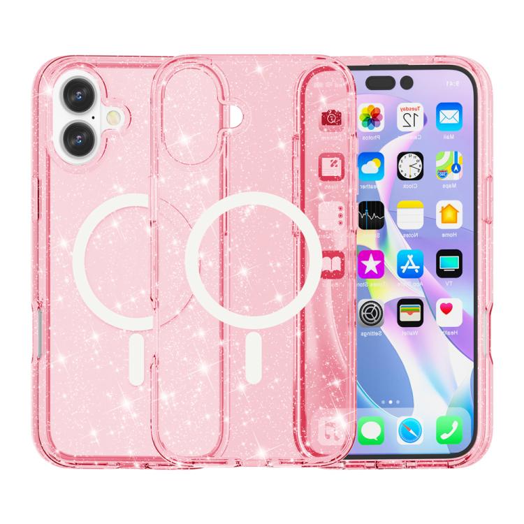 Ốp lưng điện thoại nam châm MagSafe bột kim tuyến phong cách Terminator, dành cho iPhone 17 Pro Max, dành cho iPhone 17 Pro, dành cho iPhone 17, dành cho iPhone Air