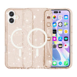 Ốp lưng điện thoại nam châm MagSafe bột kim tuyến phong cách Terminator, dành cho iPhone 17 Pro Max, dành cho iPhone 17 Pro, dành cho iPhone 17, dành cho iPhone Air