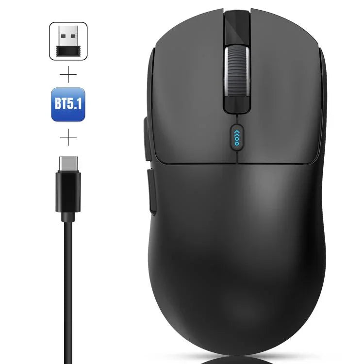 Chuột chơi game nhẹ HXSJ T68 ba chế độ có dây và không dây 2.4G BT5.1, T68