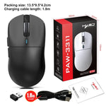 Chuột chơi game nhẹ HXSJ T68 ba chế độ có dây và không dây 2.4G BT5.1, T68