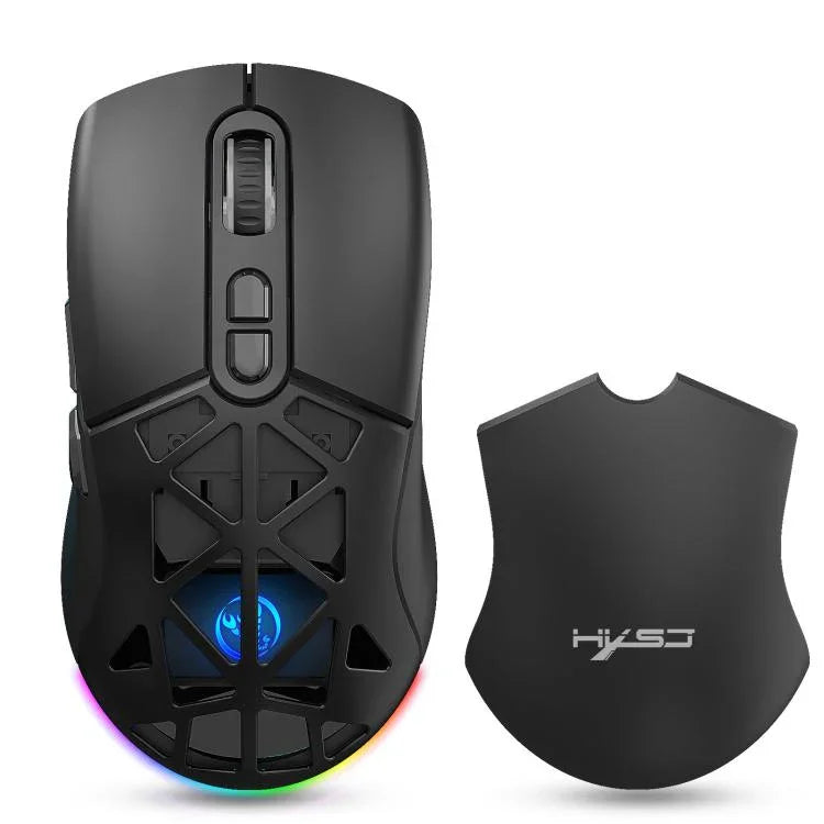 Chuột không dây có thể sạc lại HXSJ T26 hai chế độ 2.4G BT5.1, T26