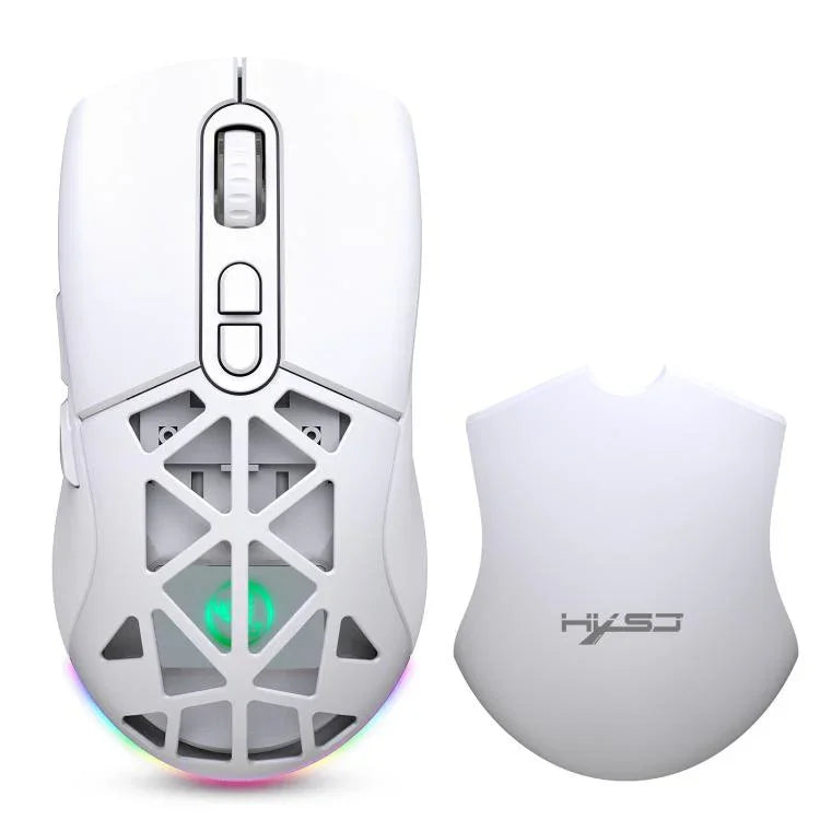 Chuột không dây có thể sạc lại HXSJ T26 hai chế độ 2.4G BT5.1, T26