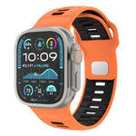 Dây đồng hồ silicone khóa ngược caro, dành cho Apple Watch 46mm / 49mm / 45mm / 44mm