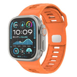 Dây đồng hồ silicone khóa ngược caro, dành cho Apple Watch 46mm / 49mm / 45mm / 44mm