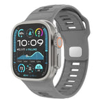 Dây đồng hồ silicone khóa ngược caro, dành cho Apple Watch 46mm / 49mm / 45mm / 44mm