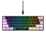 Bàn phím màng có dây HXSJ V700WB RGB đèn nền 61 phím, chiều dài cáp: 1,7m, V700WB