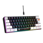 Bàn phím màng có dây HXSJ V700WB RGB đèn nền 61 phím, chiều dài cáp: 1,7m, V700WB