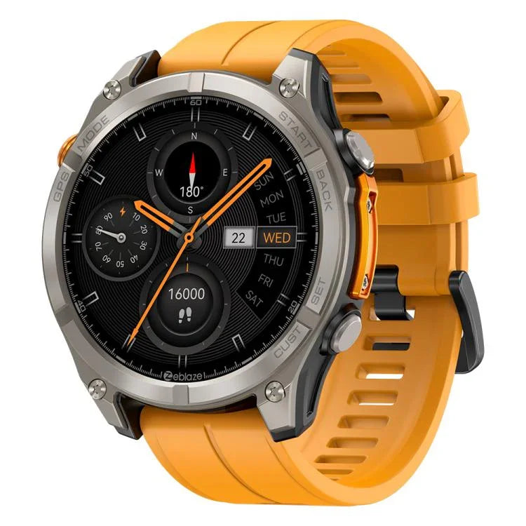 Zeblaze Stratos 4 Đồng hồ thông minh GPS ngoài trời bền bỉ Màn hình 1.43 inch Chống nước 5 ATM & IP69K