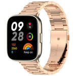 xDfind Three-Bead Stainless Steel Metal Watch Band, For Redmi Watch 3