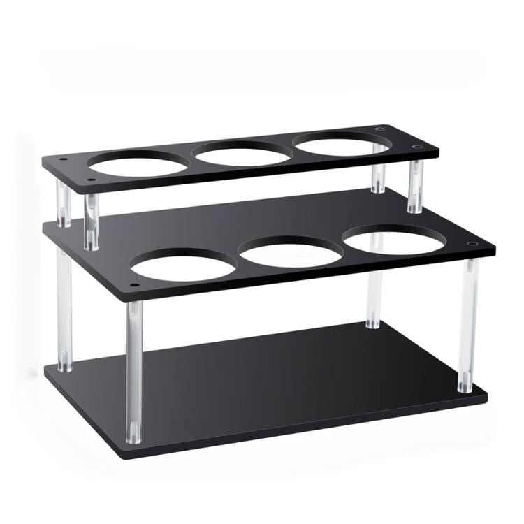 Giá đựng chai xi-rô cà phê 2 tầng bằng acrylic YX164, YX164