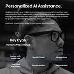 Kính AI Zeblaze Eyewear Hỗ trợ chụp ảnh Âm thanh mở tai Trợ lý AI