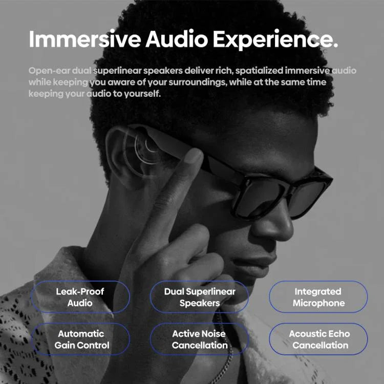 Kính AI Zeblaze Eyewear Hỗ trợ chụp ảnh Âm thanh mở tai Trợ lý AI