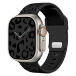 Dây đồng hồ silicone khóa lõm họa tiết báo, dành cho Apple Watch 46mm / 49mm / 45mm / 44mm, dành cho Apple Watch 42mm / 41mm / 40mm / 38mm
