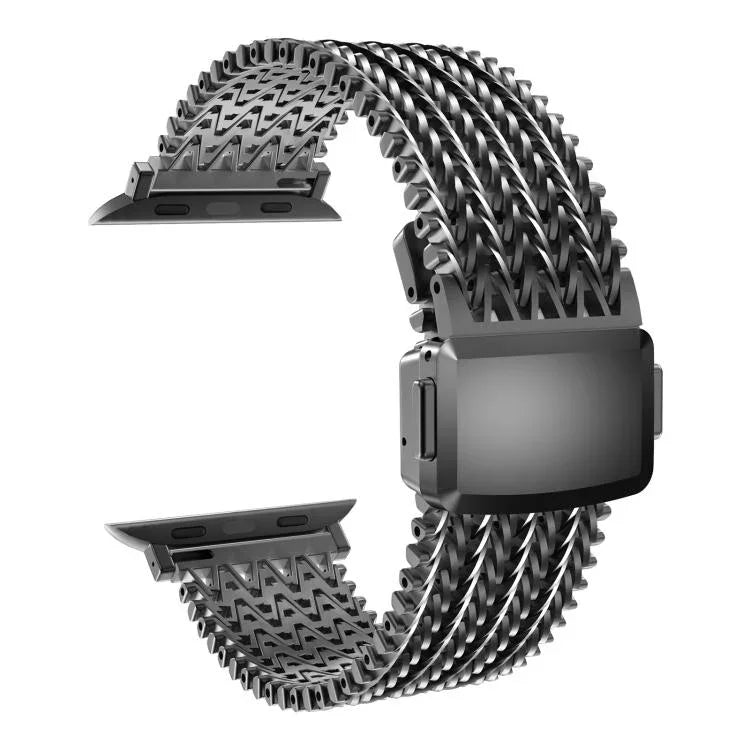 Dây đồng hồ thép không gỉ lưới nam châm, dành cho Apple Watch 46mm / 49mm / 45mm / 44mm, dành cho Apple Watch 42mm / 41mm / 40mm / 38mm