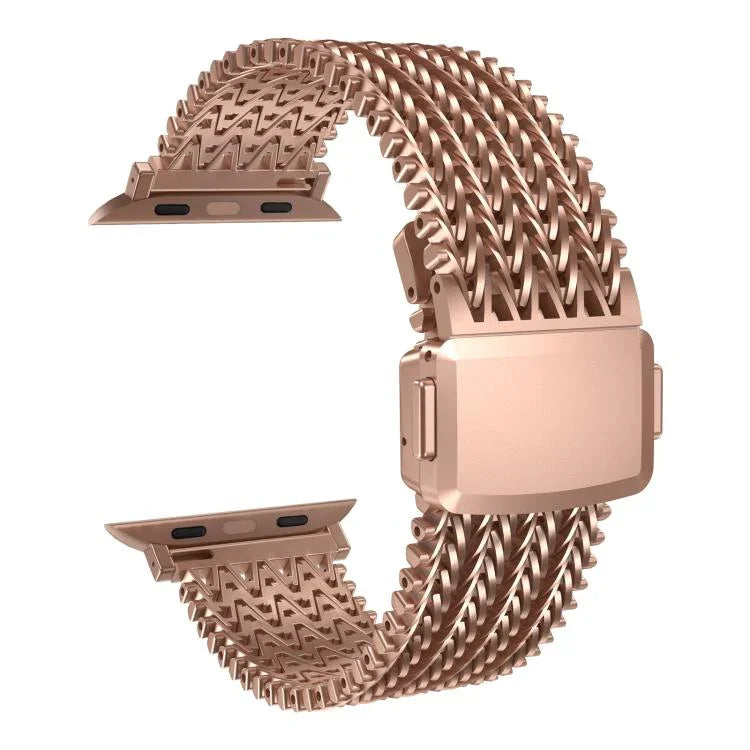 Dây đồng hồ thép không gỉ lưới nam châm, dành cho Apple Watch 46mm / 49mm / 45mm / 44mm, dành cho Apple Watch 42mm / 41mm / 40mm / 38mm