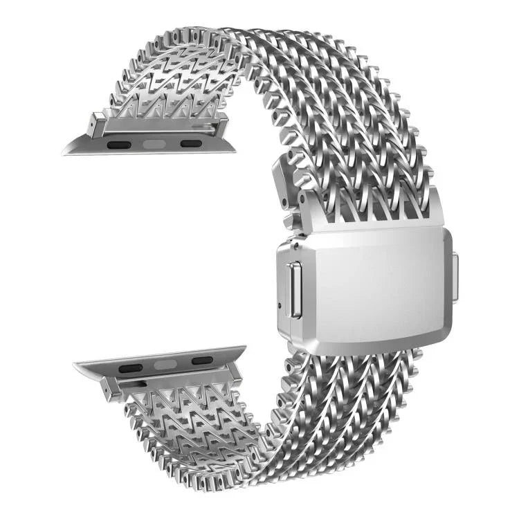 Dây đồng hồ thép không gỉ lưới nam châm, dành cho Apple Watch 46mm / 49mm / 45mm / 44mm, dành cho Apple Watch 42mm / 41mm / 40mm / 38mm