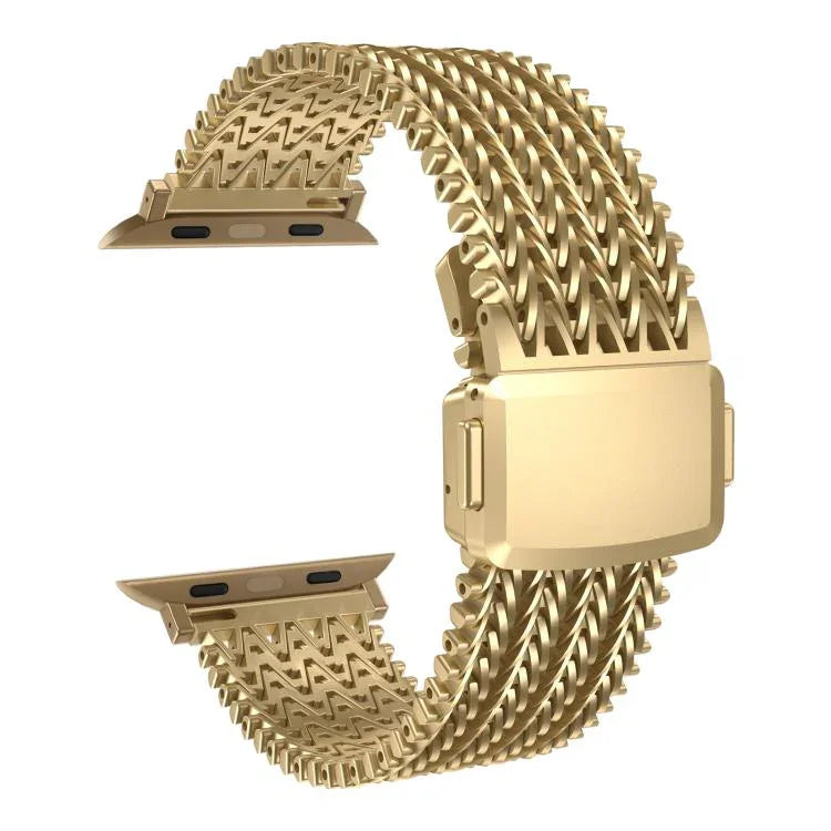 Dây đồng hồ thép không gỉ lưới nam châm, dành cho Apple Watch 46mm / 49mm / 45mm / 44mm, dành cho Apple Watch 42mm / 41mm / 40mm / 38mm