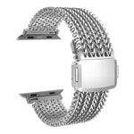 Dây đồng hồ thép không gỉ lưới nam châm, dành cho Apple Watch 46mm / 49mm / 45mm / 44mm, dành cho Apple Watch 42mm / 41mm / 40mm / 38mm