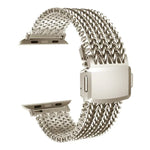 Dây đồng hồ thép không gỉ lưới nam châm, dành cho Apple Watch 46mm / 49mm / 45mm / 44mm, dành cho Apple Watch 42mm / 41mm / 40mm / 38mm