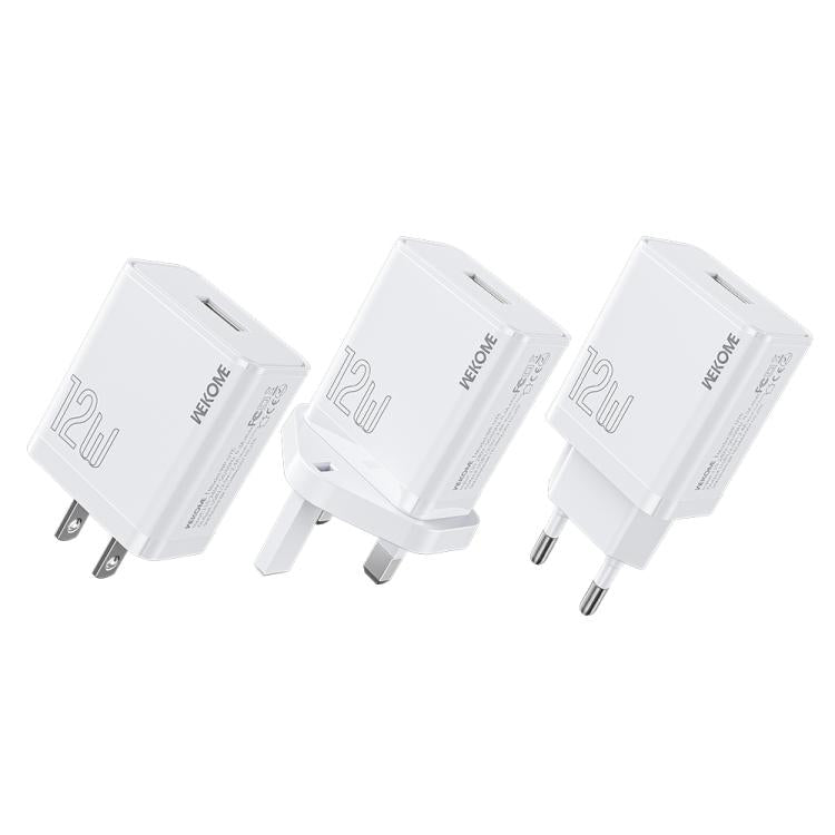 Bộ sạc WK WP-U76 Kinkong 12W USB, phích cắm UK, phích cắm US, phích cắm EU