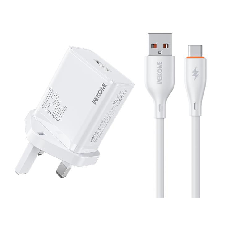 Bộ sạc WK WP-U76 Kinkong 12W USB bộ, phích cắm UK, phích cắm US, phích cắm EU