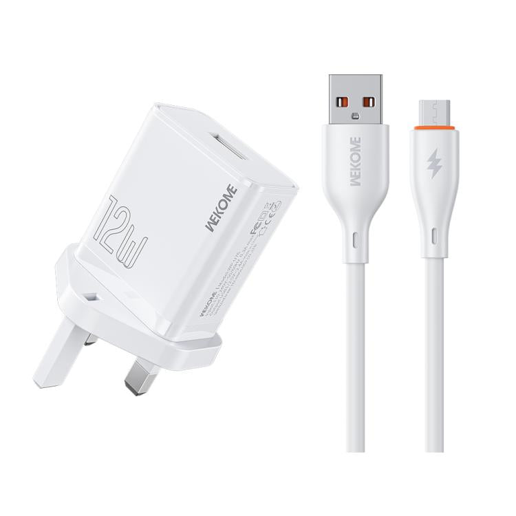 Bộ sạc WK WP-U76 Kinkong 12W USB bộ, phích cắm UK, phích cắm US, phích cắm EU