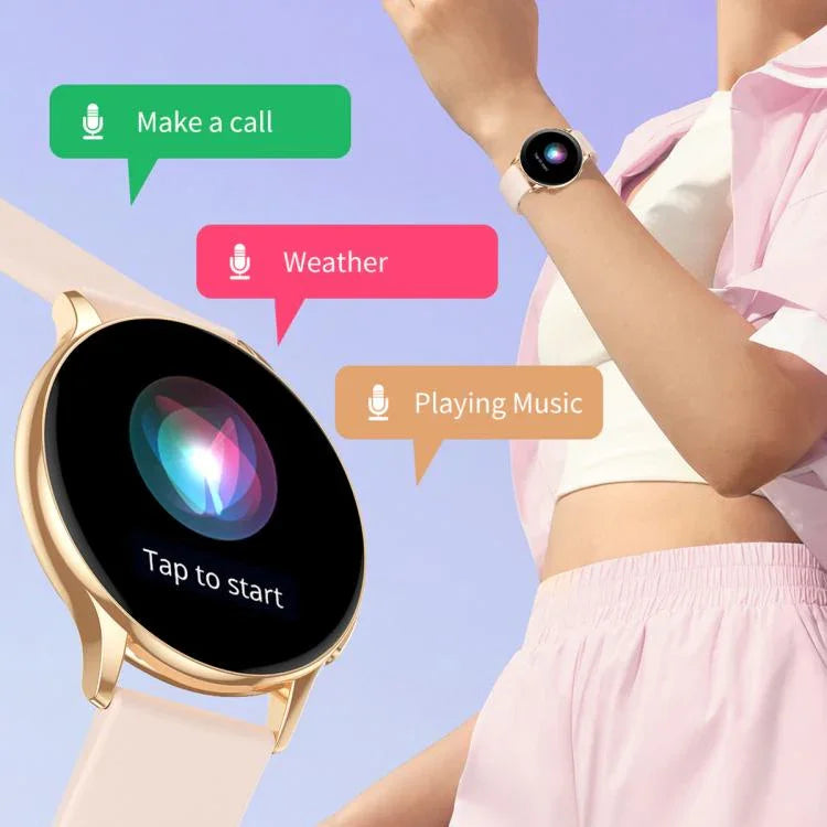Đồng hồ thông minh nữ CY29 Màn hình AMOLED 1.32 inch Hỗ trợ ứng dụng COFIT