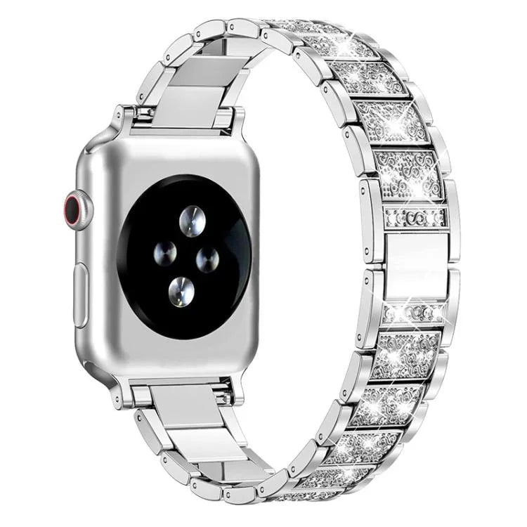 Dây đồng hồ thép không gỉ trang sức kim cương xDfind, dành cho Apple Watch 42 / 44 / 45 / 46 / 49mm, dành cho Apple Watch 38 / 40 / 41 / S10 42mm