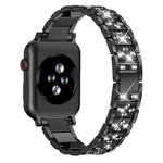 Dây đồng hồ thép không gỉ trang sức kim cương xDfind, dành cho Apple Watch 42 / 44 / 45 / 46 / 49mm, dành cho Apple Watch 38 / 40 / 41 / S10 42mm