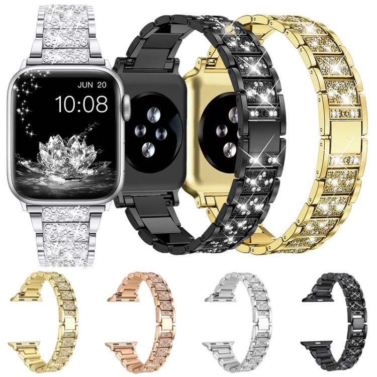 Dây đồng hồ thép không gỉ trang sức kim cương xDfind, dành cho Apple Watch 42 / 44 / 45 / 46 / 49mm, dành cho Apple Watch 38 / 40 / 41 / S10 42mm