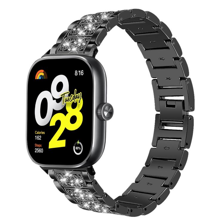 xDfind Diamond Jewelry Stainless Steel Watch Band, For Xiaomi Band 10 Pro / 9 Pro / Redmi Watch 6, For Xiaomi Smart Band 10 / 9 / 8 / NFC 14mm, For Redmi Watch 3 Active / Lite 20mm, For Redmi Watch 3 20mm