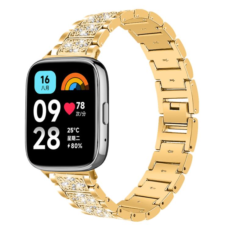xDfind Diamond Jewelry Stainless Steel Watch Band, For Xiaomi Band 10 Pro / 9 Pro / Redmi Watch 6, For Xiaomi Smart Band 10 / 9 / 8 / NFC 14mm, For Redmi Watch 3 Active / Lite 20mm, For Redmi Watch 3 20mm
