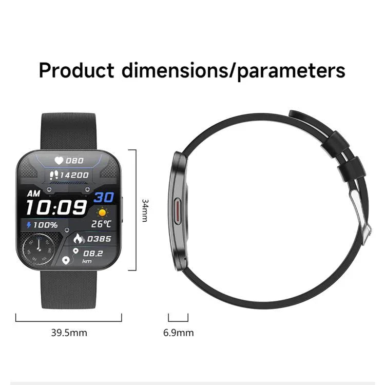 U17 1.85 inch Ultra-thin Curved Screen IP68 Sports Smart Watch