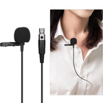 Micro lavalier kim loại, chiều dài cáp: 1.5m, đầu XLR 3 chân, đầu XLR 4 chân