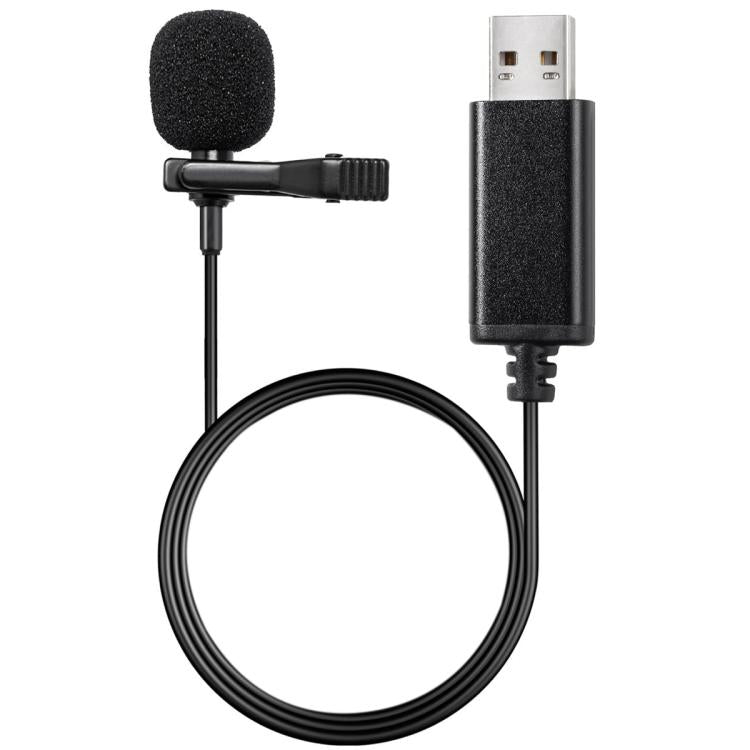Micro lavalier giao diện USB cho laptop ghi âm hội nghị trực tiếp, giao diện USB