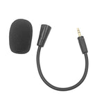 Dành cho tai nghe chơi game Turtle Beach Ear Force PX4 / PX5, micro đàm thoại cần mềm, 2.5mm thẳng, 3.5mm thẳng