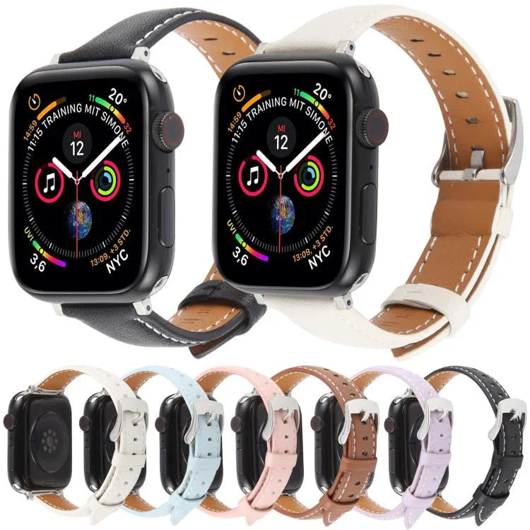 Dây đồng hồ da microfiber lụa, dành cho Apple Watch 46mm / 49mm / 45mm / 44mm, dành cho Apple Watch 42mm / 41mm / 40mm / 38mm
