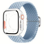 Dây đồng hồ Nylon Khóa Thang với Ốp PC Film Ultra 49mm Thay Đổi, Dành cho Apple Watch Series 44mm, Dành cho Apple Watch Series 40mm, Dành cho Apple Watch Series 10 / 11 46mm, Dành cho Apple Watch Series 10 / 11 42mm, Dành cho Apple Watch Series 45mm