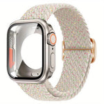 Dây đồng hồ Nylon Khóa Thang với Ốp PC Film Ultra 49mm Thay Đổi, Dành cho Apple Watch Series 44mm, Dành cho Apple Watch Series 40mm, Dành cho Apple Watch Series 10 / 11 46mm, Dành cho Apple Watch Series 10 / 11 42mm, Dành cho Apple Watch Series 45mm