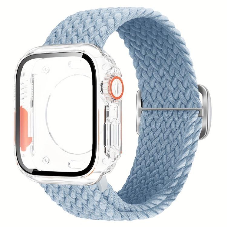 Dây đồng hồ Nylon Khóa Thang với Ốp PC Film Ultra 49mm Thay Đổi, Dành cho Apple Watch Series 44mm, Dành cho Apple Watch Series 40mm, Dành cho Apple Watch Series 10 / 11 46mm, Dành cho Apple Watch Series 10 / 11 42mm, Dành cho Apple Watch Series 45mm