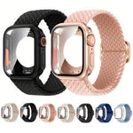 Dây đồng hồ Nylon Khóa Thang với Ốp PC Film Ultra 49mm Thay Đổi, Dành cho Apple Watch Series 44mm, Dành cho Apple Watch Series 40mm, Dành cho Apple Watch Series 10 / 11 46mm, Dành cho Apple Watch Series 10 / 11 42mm, Dành cho Apple Watch Series 45mm