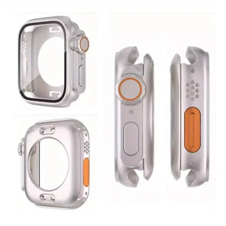 Dây đồng hồ Nylon Khóa Thang với Ốp PC Film Ultra 49mm Thay Đổi, Dành cho Apple Watch Series 44mm, Dành cho Apple Watch Series 40mm, Dành cho Apple Watch Series 10 / 11 46mm, Dành cho Apple Watch Series 10 / 11 42mm, Dành cho Apple Watch Series 45mm