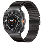 Dây đồng hồ thép titan Milanese khóa dù, dành cho Samsung Galaxy Watch Ultra / Ultra 2025, dành cho Samsung Galaxy Watch8 / Watch8 Classic