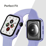 Dây đồng hồ Silicone Khóa Chốt với Ốp PC Tích Hợp Film, Dành cho Apple Watch Series 44mm, Dành cho Apple Watch Series 40mm, Dành cho Apple Watch Series 10 / 11 46mm, Dành cho Apple Watch Series 10 / 11 42mm, Dành cho Apple Watch Ultra 3 / 2 / 1 49mm