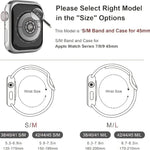 Dây đồng hồ Silicone Khóa Chốt với Ốp PC Tích Hợp Film, Dành cho Apple Watch Series 44mm, Dành cho Apple Watch Series 40mm, Dành cho Apple Watch Series 10 / 11 46mm, Dành cho Apple Watch Series 10 / 11 42mm, Dành cho Apple Watch Ultra 3 / 2 / 1 49mm
