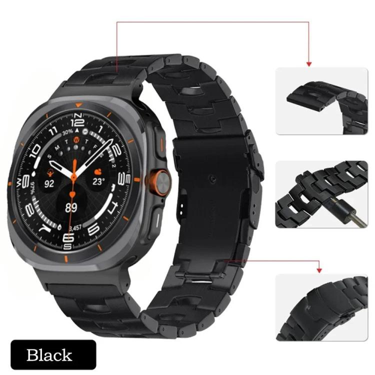 Dây đồng hồ hợp kim titan khóa an toàn, dành cho Samsung Galaxy Watch Ultra 47mm / Ultra 2025